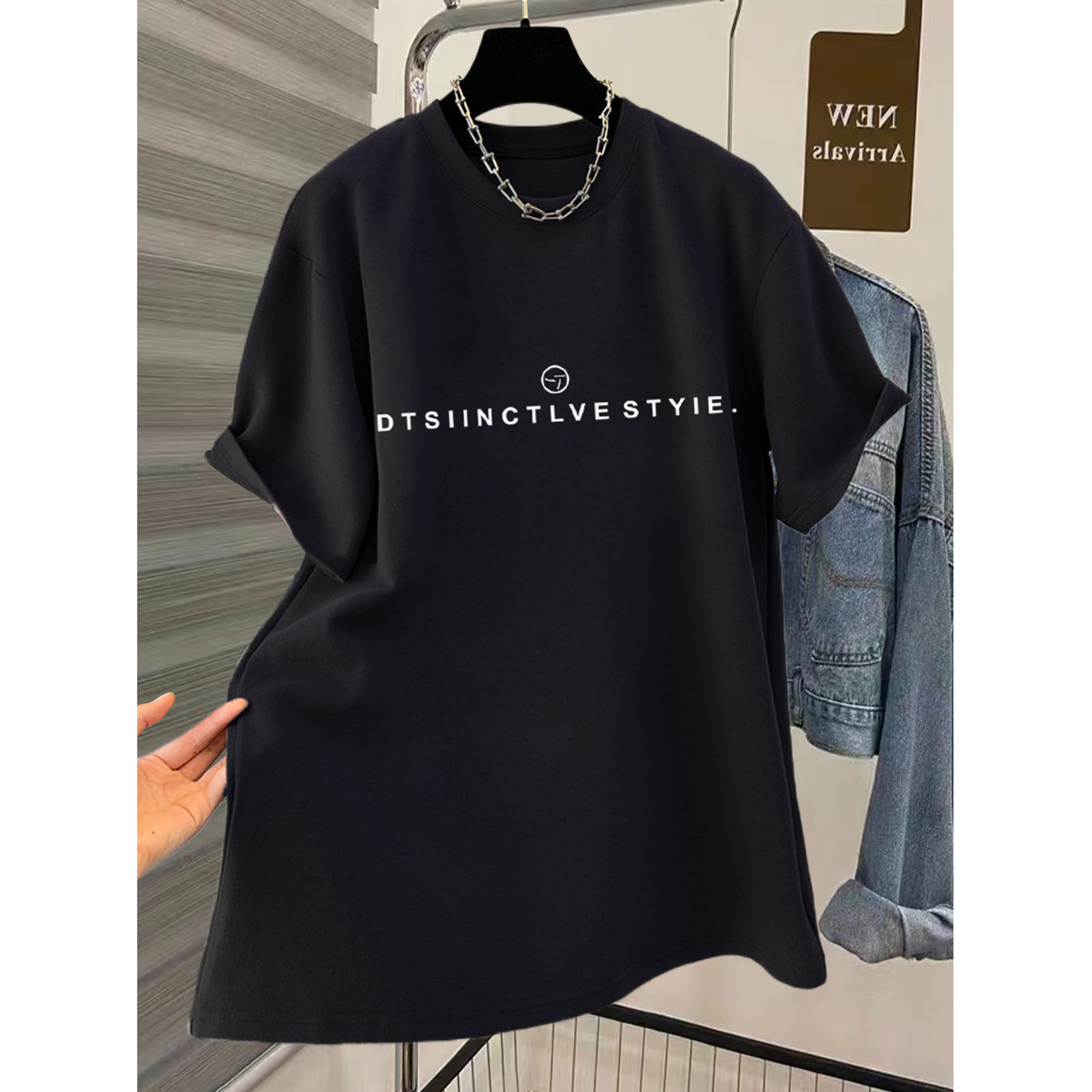 2025新款磨毛纯棉短袖t恤女中长款黑色半袖上衣加厚打底衫春秋季,淘宝优惠券,粉丝福利购,淘宝优惠卷