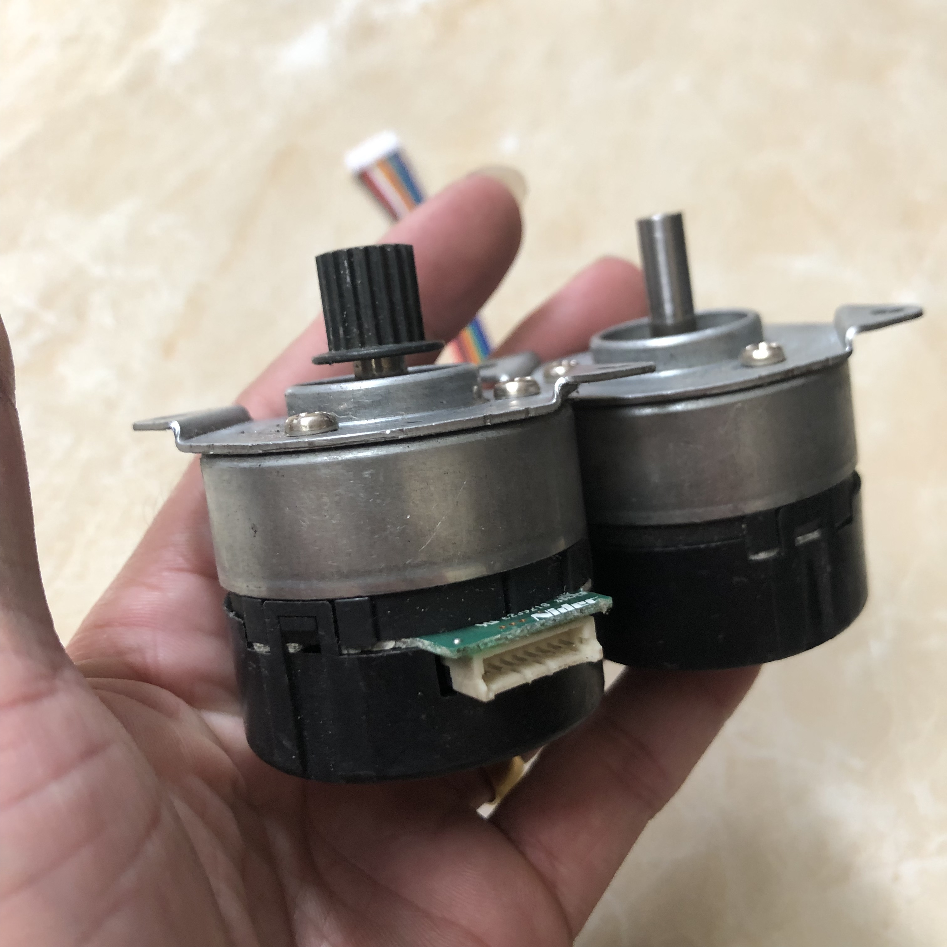 Nidec无刷伺服电机带100线编码器PWM调速正12V24V 平衡机器人电机 - 图3