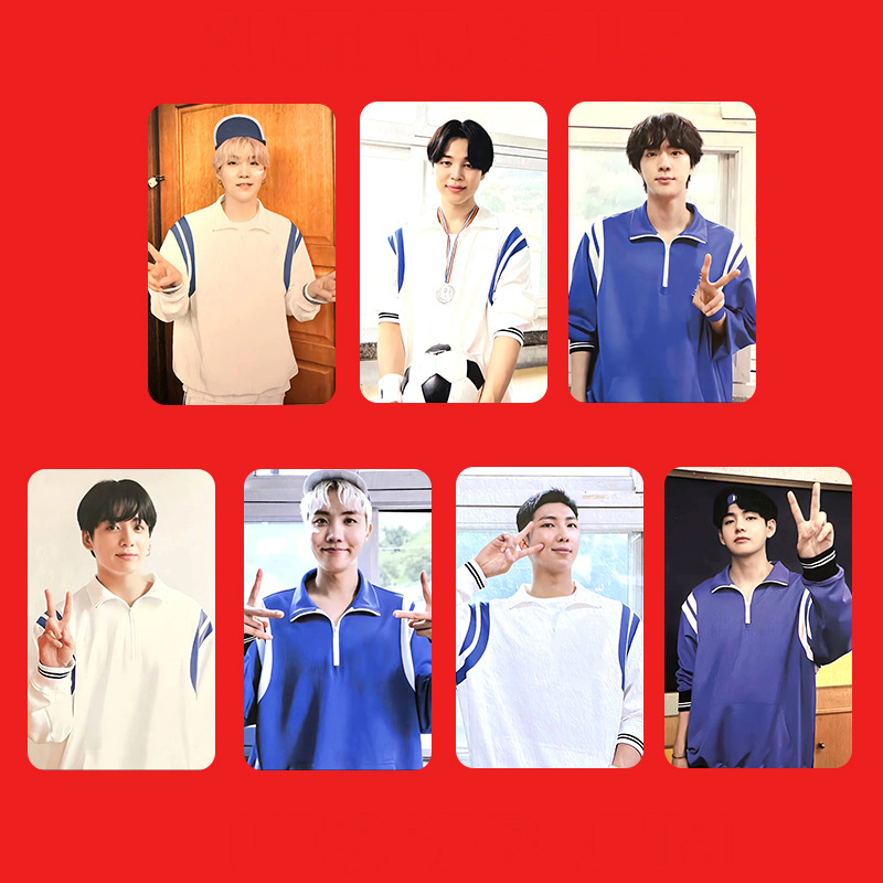 防弹少年团周边自印ME MYLIFE F0LI0小卡金泰亨JUNGKOOK照片卡ins - 图3