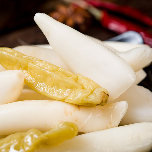 泡椒萝卜头酸辣小萝卜山椒开袋即食休闲零食下饭菜酱腌菜咸菜泡菜 - 图2