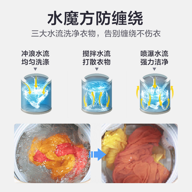 小天鹅洗衣机全自动家用官方水魔方 小天鹅润墨洗衣机