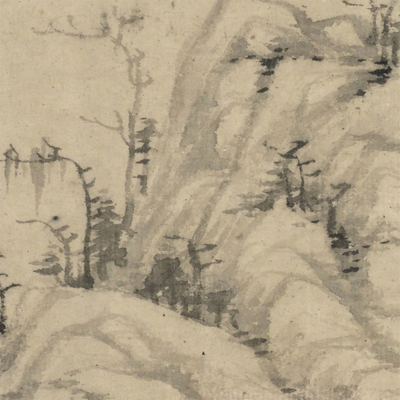 元代倪瓒秋林野兴图微喷打印宋元传统山水画临摹画稿复制原大画心,淘宝优惠券,粉丝福利购,淘宝优惠卷