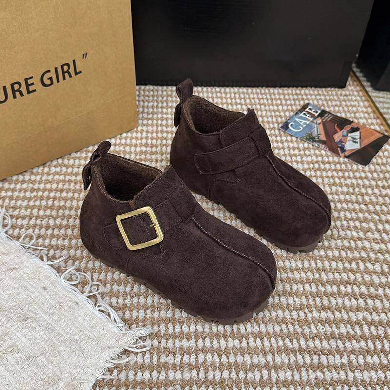 春秋丑萌大头加绒勃肯鞋女2026内增高厚底一脚蹬保暖乐福鞋0113z,淘宝优惠券,粉丝福利购,淘宝优惠卷