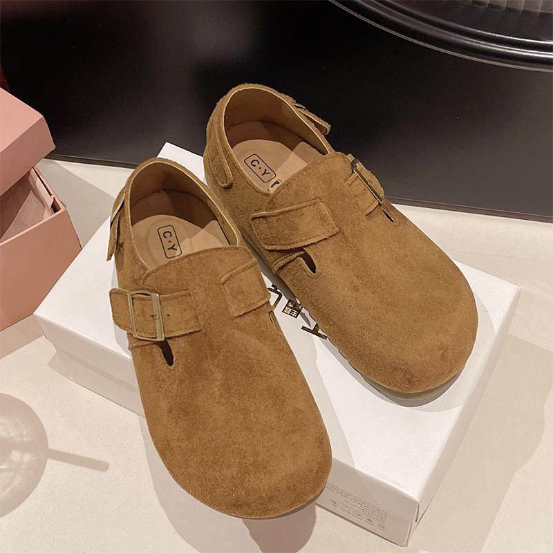 春秋全包勃肯鞋女2026新款软底豆豆单鞋一脚蹬懒人博肯鞋子0121z,淘宝优惠券,粉丝福利购,淘宝优惠卷