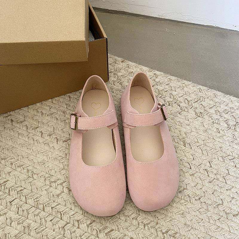 春秋勃肯鞋女2026年新款丑萌单鞋百搭浅口软平底覆古玛丽珍0121z,淘宝优惠券,粉丝福利购,淘宝优惠卷