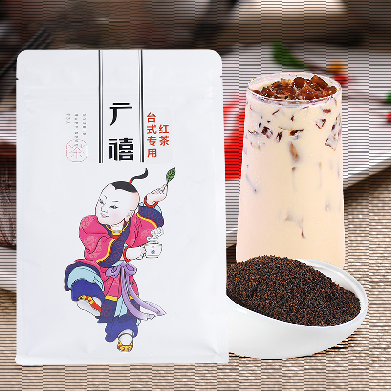 广禧台式CTC红茶颗粒500g 天禧连锁珍珠奶茶店专用原材料阿萨姆 - 图2