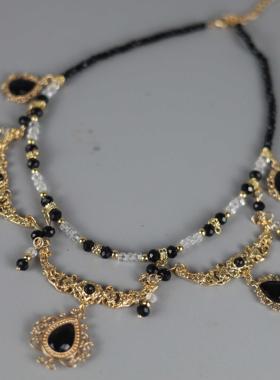 古风暗黑锁骨链汉服合金通用