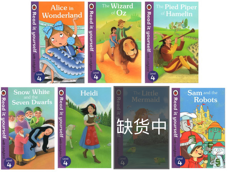 Ladybird Read it yourself Level 1-4快乐小瓢虫分级阅读一二三四阶段Readers英文原版绘本 4-8岁儿童少儿英语-图3