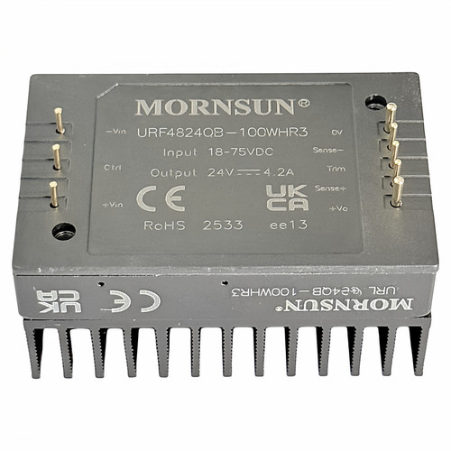 URF4824QB-100WHR3金升阳DC-DC电源模块18-75V转24V4.2A带散热器 - 图0