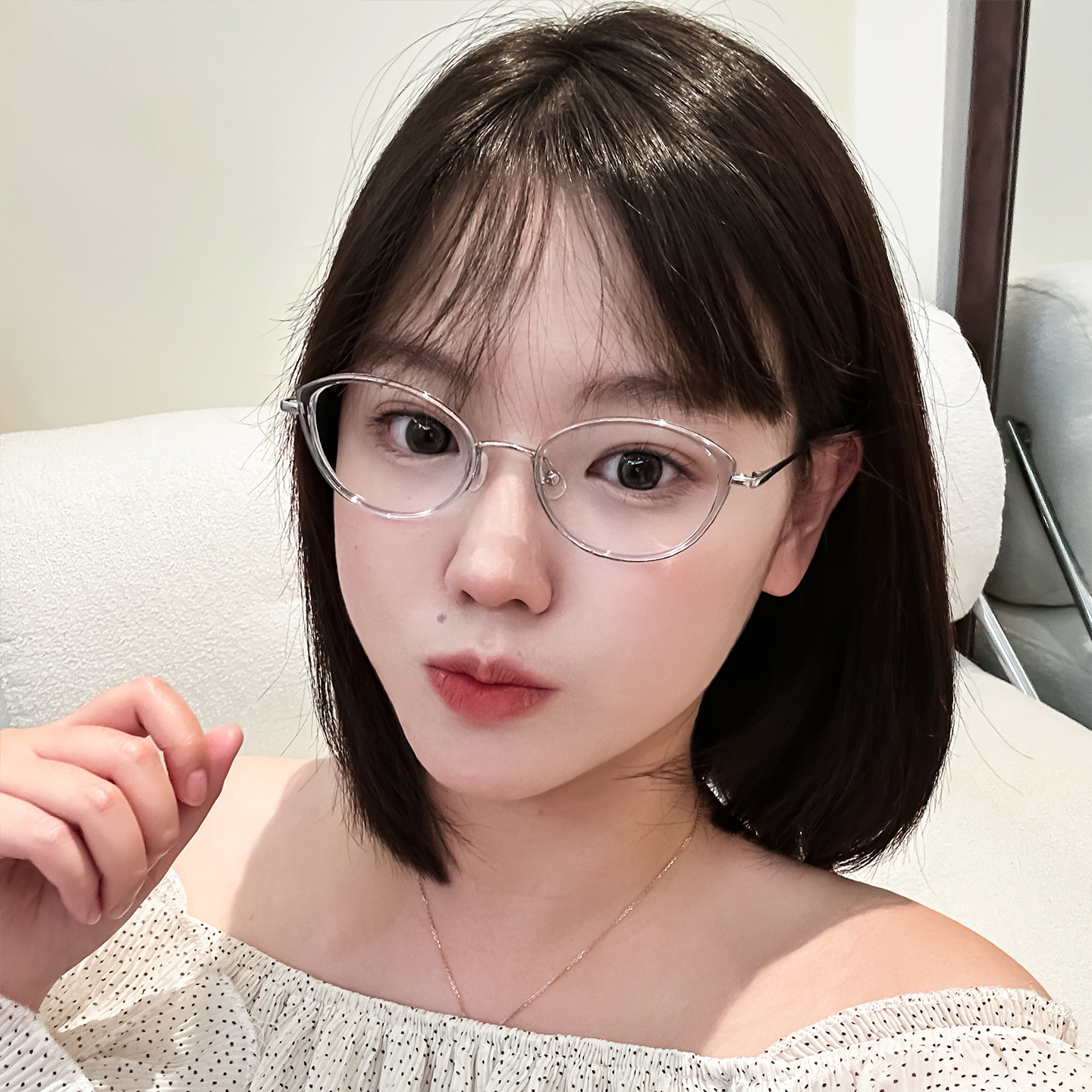 高度数近视眼镜框女猫眼书呆子窄框复古椭圆豹纹黑玳瑁小黑框素颜 - 图1