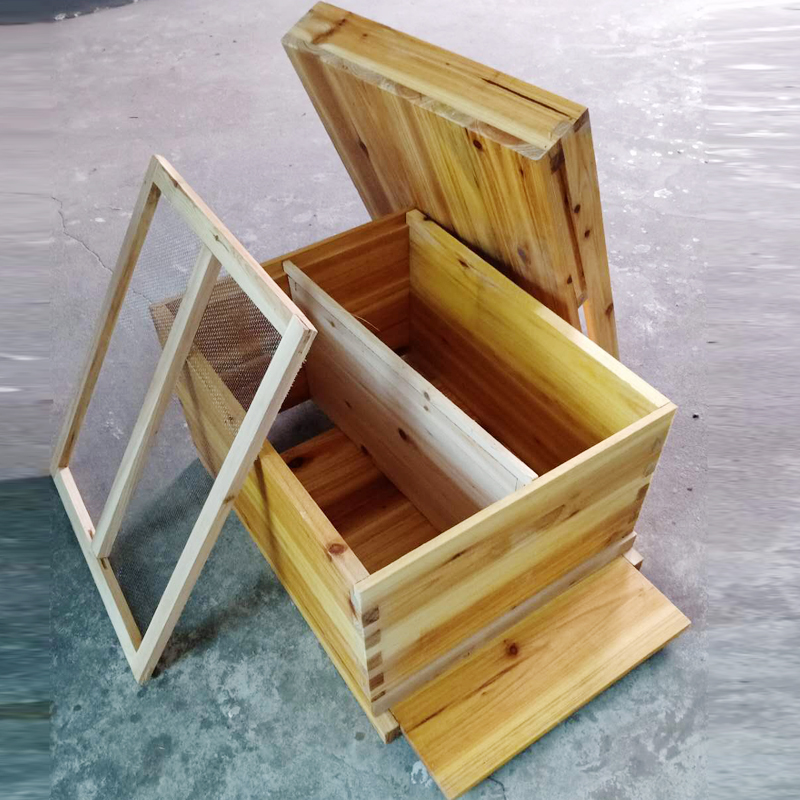 蜜蜂标准十框煮蜡杉木活动底板专用蜂箱全套养蜂工具双面抛光 包 - 图1