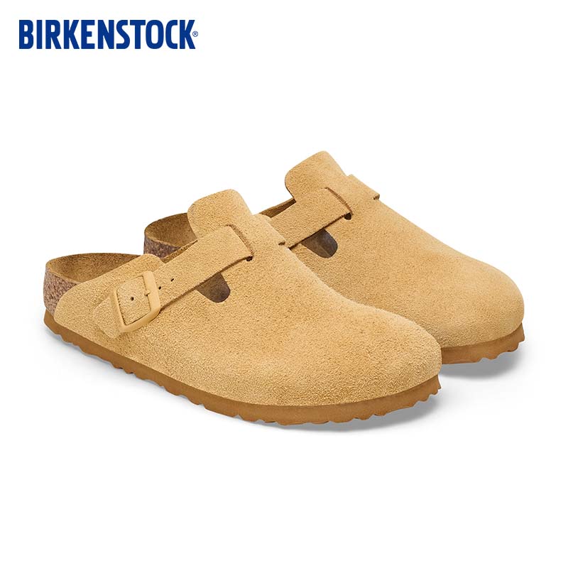 BIRKENSTOCK勃肯软木拖鞋女款时尚平底包头拖鞋Boston系列 - 图1