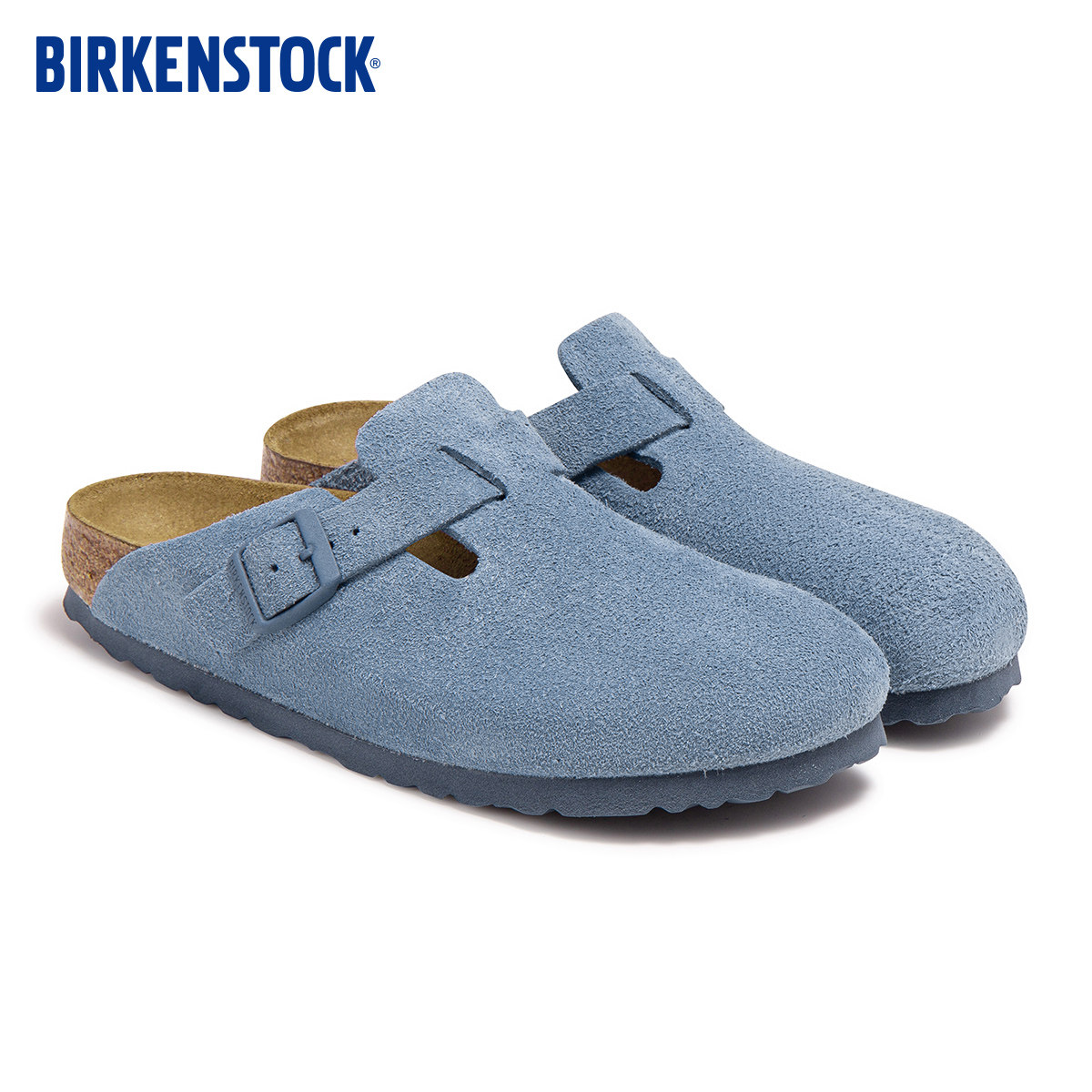 BIRKENSTOCK勃肯德国进口男女款牛皮绒面革软底Boston包头拖鞋,淘宝优惠券,粉丝福利购,淘宝优惠卷