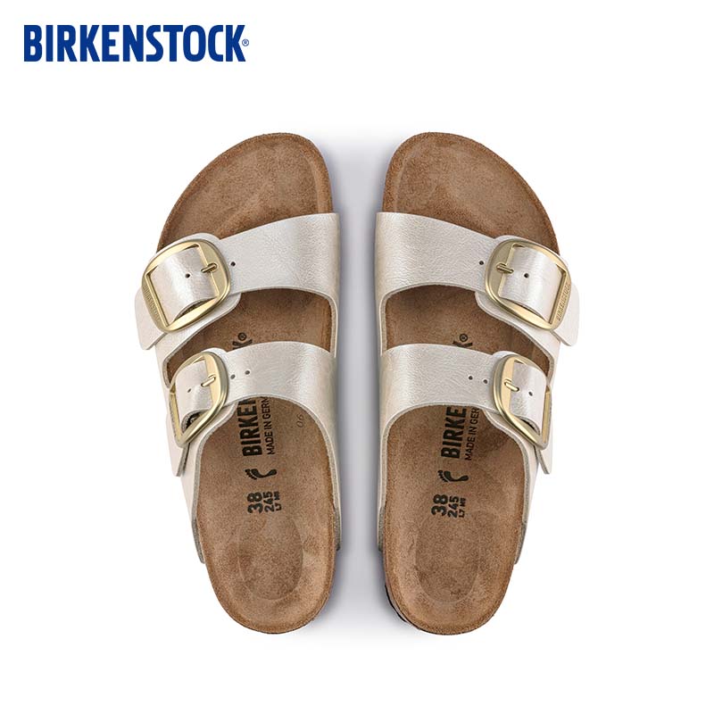 BIRKENSTOCK勃肯德国软木拖鞋舒适女款双扣凉拖Arizona系列 - 图2