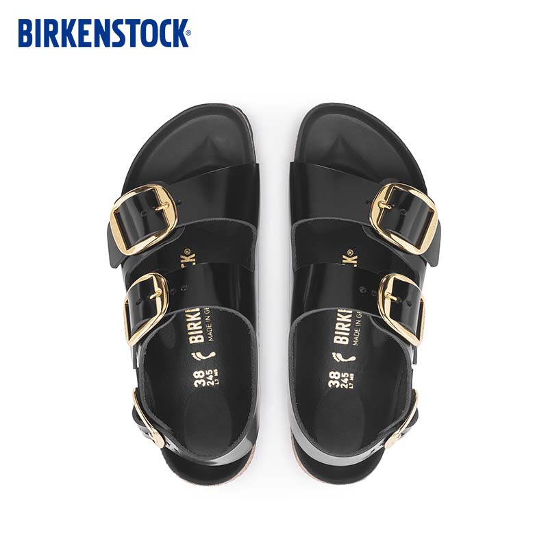 BIRKENSTOCK勃肯软木拖鞋舒适时尚大巴扣女款系踝凉鞋Milano系列 - 图2