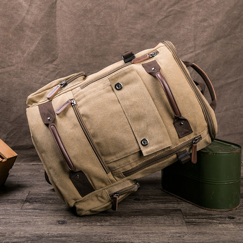 英铭帆布大容量超大登山户外旅行包 英铭双肩背包