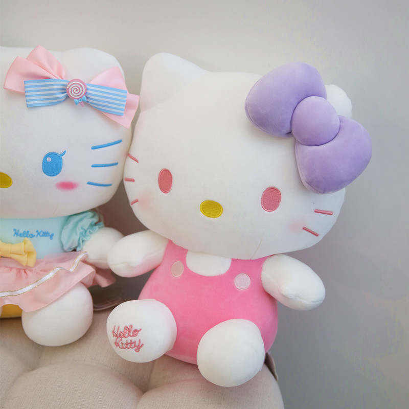 哈喽hellokitty公仔正版玩偶jk糖果凯蒂猫哈喽kitty毛绒玩具公仔 - 图2