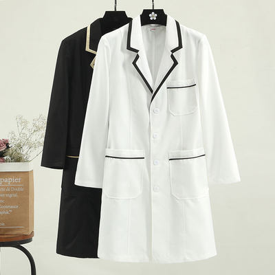 皮肤管理美容师短袖半永久纹绣师衣服高端美容院女中袖医生工作服 虎窝淘