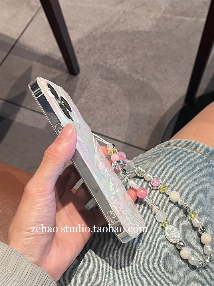 zehao studio可爱ins少女心奶萌兔子手机壳适用iphone15promax全包苹果14/13新款14ProMax软壳12防摔11保护套-图2