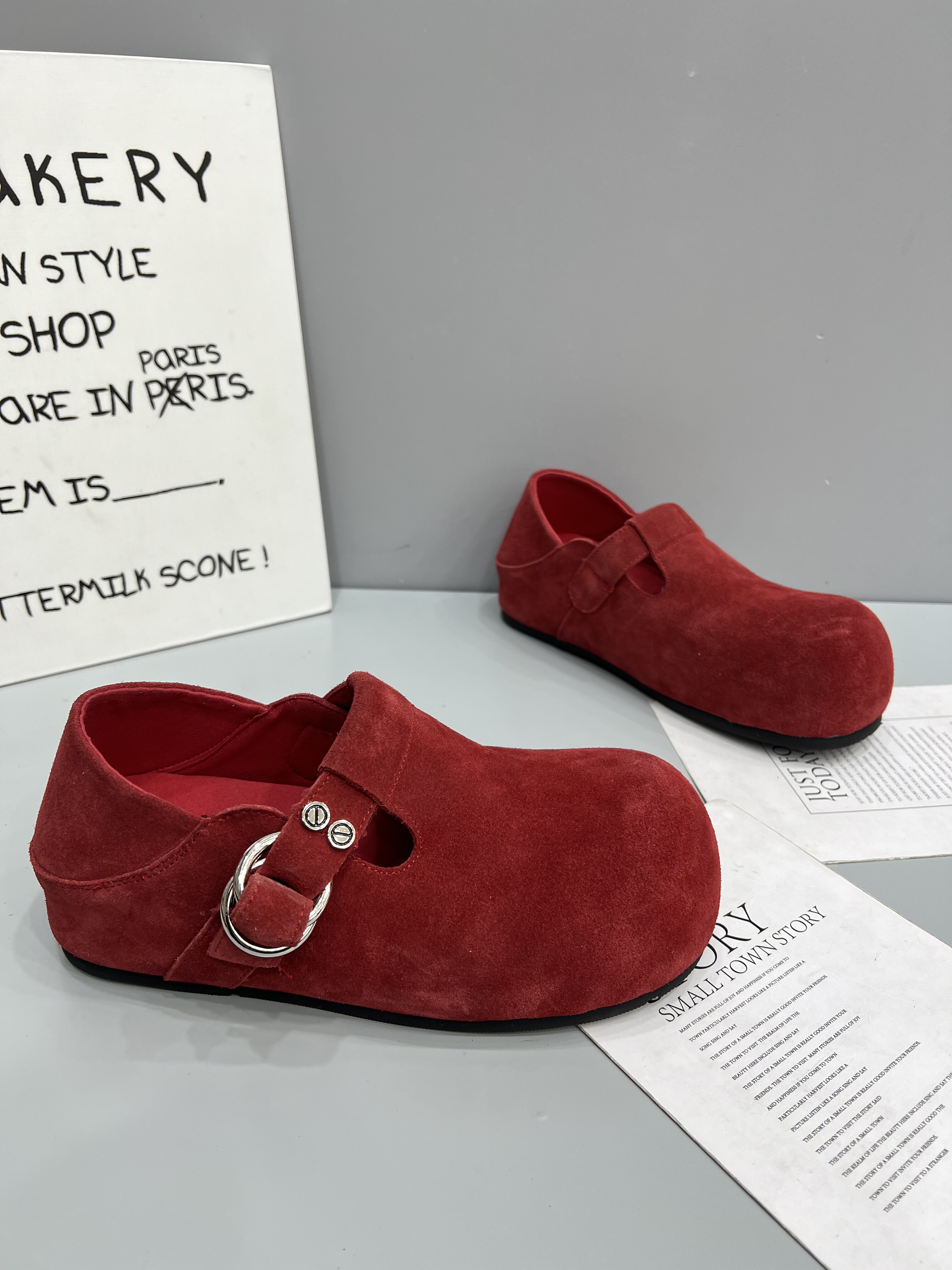 真皮厚底勃肯鞋女2026春季复古百搭一脚蹬懒人乐福鞋增高百搭单鞋,淘宝优惠券,粉丝福利购,淘宝优惠卷