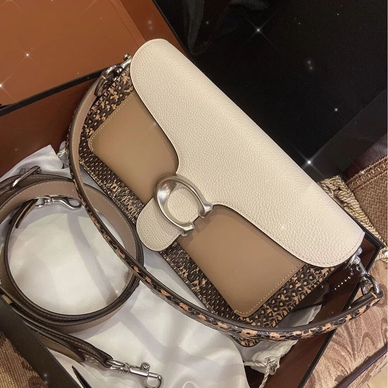 真皮2021新款夏季百搭斜挎老花女包 追风鹰女士包袋