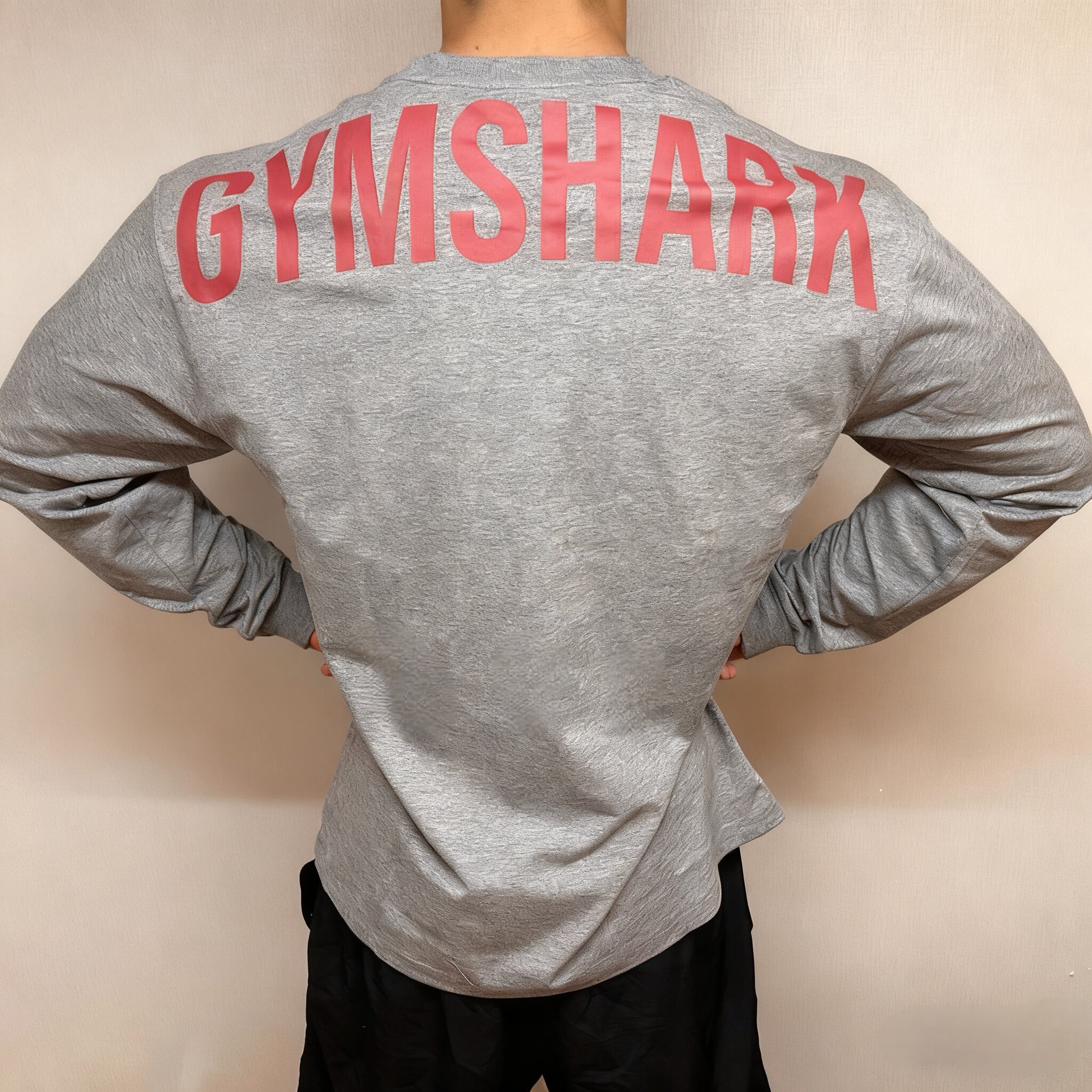 GYMSHARK POWER美式健身男春秋季弹力圆领运动休闲宽松长袖T恤,淘宝优惠券,粉丝福利购,淘宝优惠卷