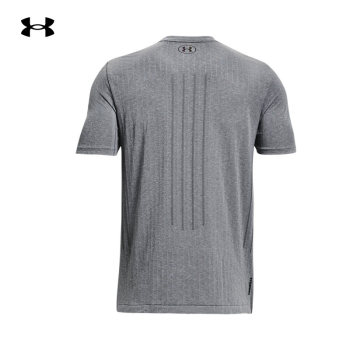 Under Armour official UA RUSH Seamless men's short-slim running training T-shirt 1373724