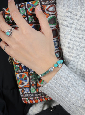 新款藏式编织手绳女潮流醒狮