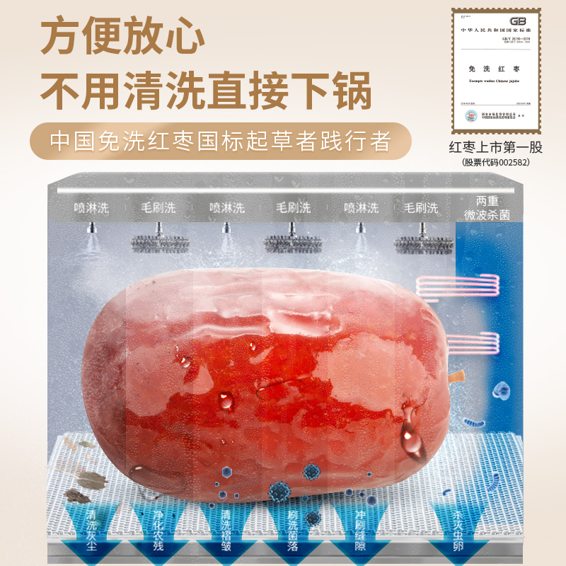 【好想你_每日紅棗840g/盒】新疆特產奶棗原料大棗灰棗即食禮盒裝_好想你官方旗艦店_零食_堅果_特產