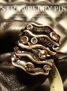 威妮华复古夸张个性女戒指环戒指