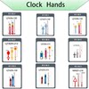Pindou silent movement clock of the same style as Xiaohongshu