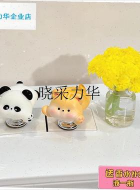 可爱立体小猪马桶水箱按压神器配件美甲创意冲水省力.开关辅助器l