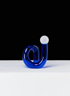 玻璃极简几何风拼球摆件