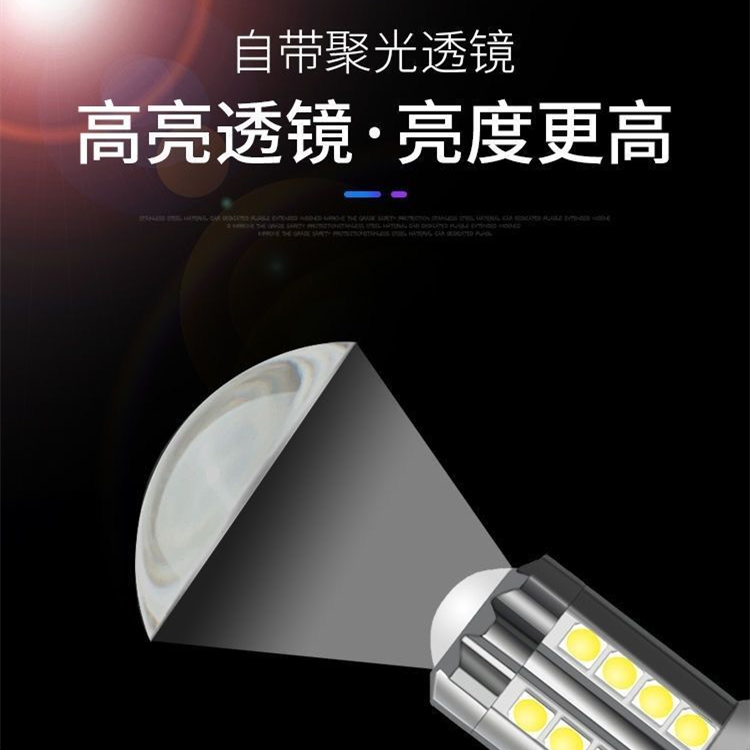 汽车H7大灯LED灯H4高亮透镜聚光120W近远一体通用12-24V-图0