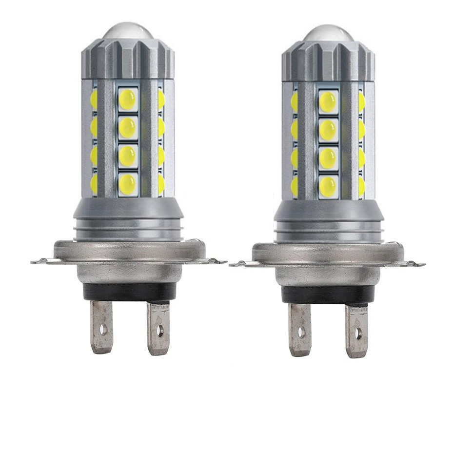 汽车H7大灯LED灯H4高亮透镜聚光120W近远一体通用12-24V-图3