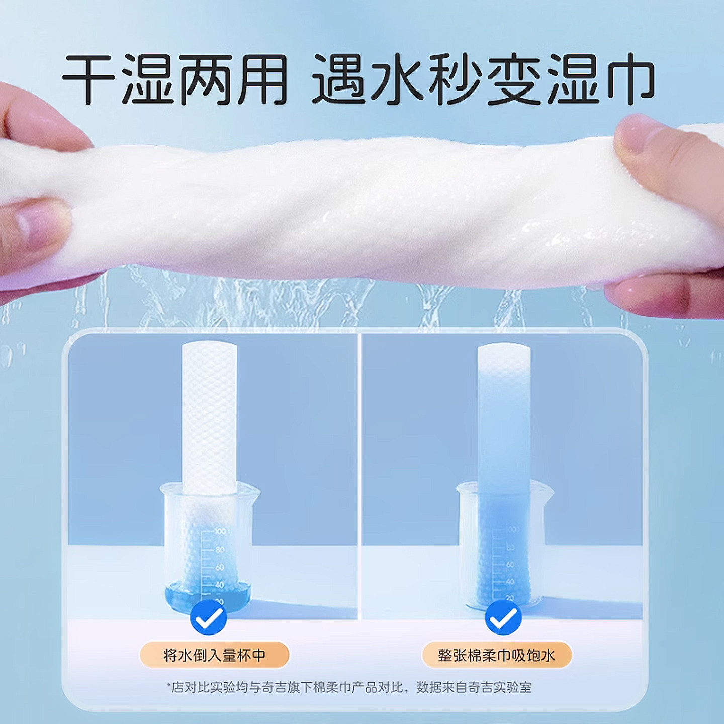 奇吉纯棉洗脸巾一次性加厚悬挂式棉柔巾母婴可用洗面巾壁挂擦脸巾,淘宝优惠券,粉丝福利购,淘宝优惠卷