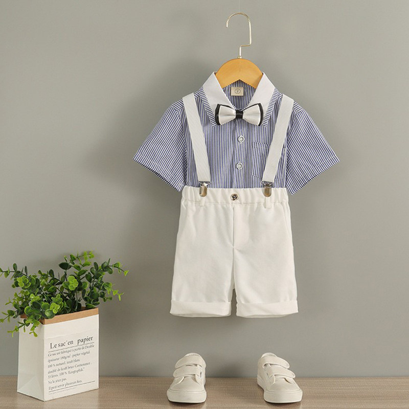 花童男童礼服夏英伦小西装套装男孩背带裤六一儿童主持人演出服装,淘宝优惠券,粉丝福利购,淘宝优惠卷