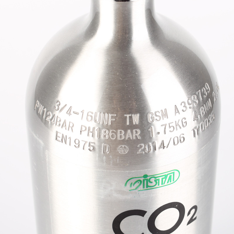 ISTA伊士达I-598 599 600AB铝瓶 二氧化碳铝瓶co2 侧开头 1 2 3升 - 图2