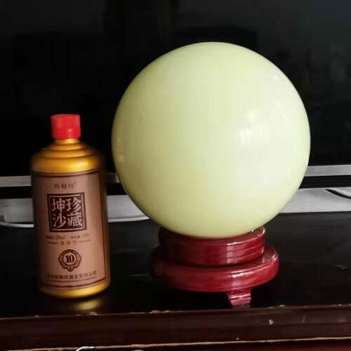 天然夜明珠夜光球发光玉石客办公摆件高端中式水晶情人节礼物之宝 - 图2