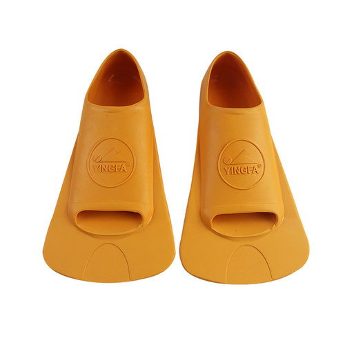 正品英发/yingfa橡胶短脚蹼专业队游泳训练脚蹼鸭蹼浮潜脚蹼蛙鞋 - 图3