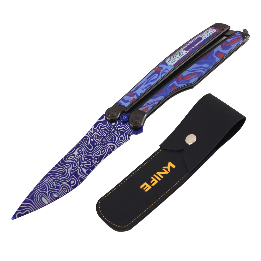 和平精英模型和平精英地铁逃生周边 冷锋蝴蝶刀大号金属模型玩具男孩礼物甩刀