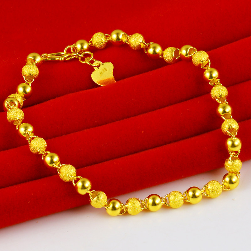 正品9999女士转运珠珠链手链 千影珠宝手饰