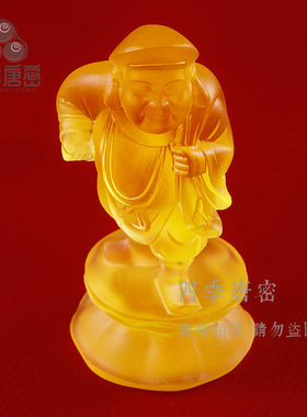 四季唐密琉璃佛像摆件