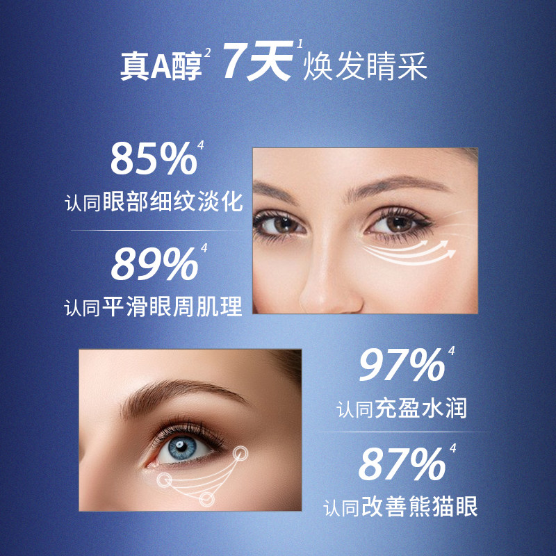 露得清维a醇抗皱淡纹紧致眼周眼霜 露得清眼霜