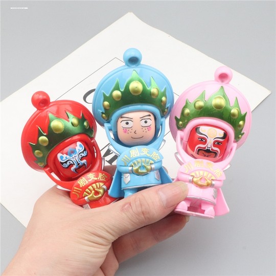 Сычуаньская опера, изменяющая лицо, игрушка, кукла, национальная квинтэссенция культуры, маска Пекинской оперы, китайская характерная фигурка руки, подарок, кукла, кукла