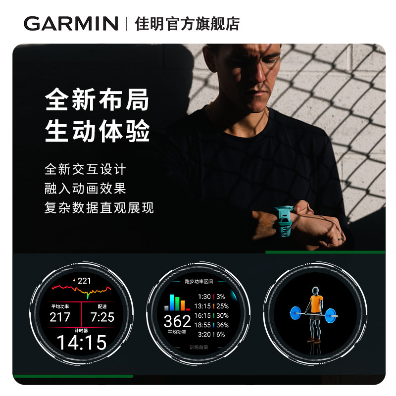 Garmin佳明Forerunner265S专业运动手表跑步马拉松骑行游泳心率