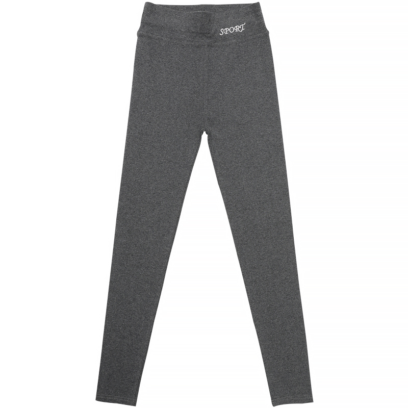 外穿春秋季纯棉高腰灰色显瘦打底裤 依远打底裤