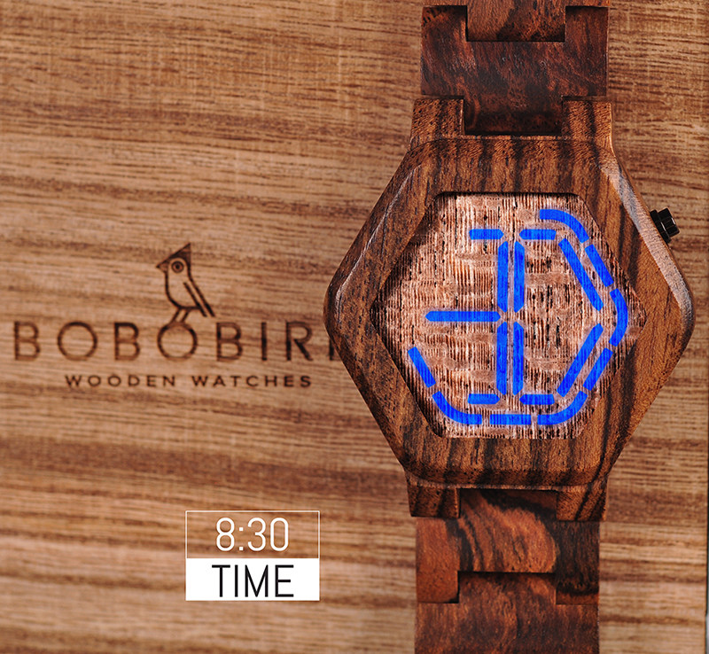 bobobird 2020夏季木制led木表 bobobird国产腕表