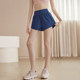 Running sports shorts, fake two-piece anti-exposure yoga pants
