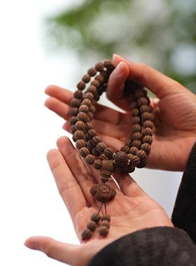 次第花开/生命之光  0.8瓜珠108念珠 禅意款 天然手工和香珠